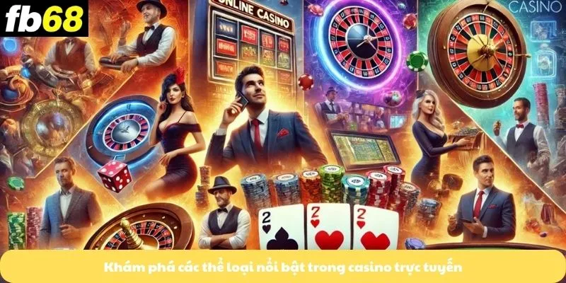 Khám phá các thể loại nổi bật trong casino trực tuyến